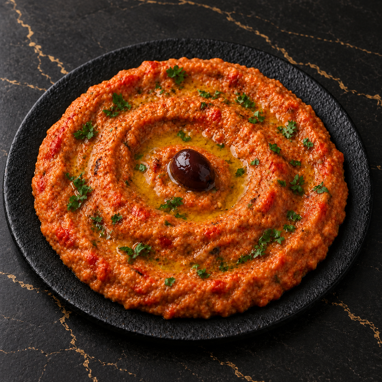 Caviar de poivrons et d’aubergines